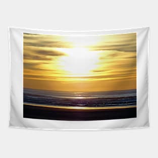 Quinault Beach Sunset Tapestry