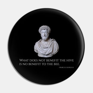 Caesar Marcus Aurelius Quote - Ancient Rome Stoic Philosophy Pin