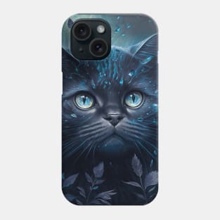 Black British Shorthair Wonderland Phone Case