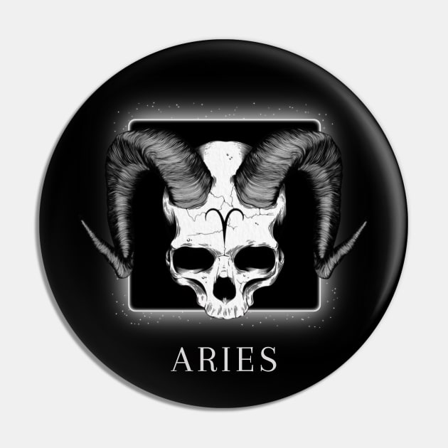 Aries - Zodiac Pin by Behemoth