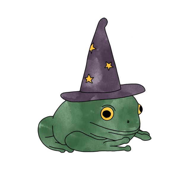 Wizard Frog by FrontPaigeTees