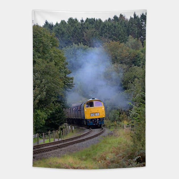 Western Diesel loco class 52 1062 Western Courier Tapestry by Random Railways