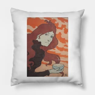 The acid thrower - Eugène Grasset Pillow