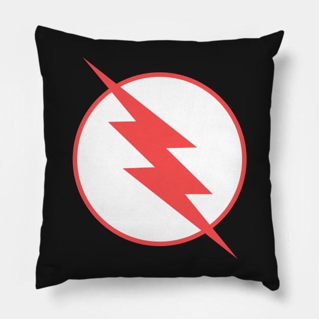 Black Flash Pillow by sirphage