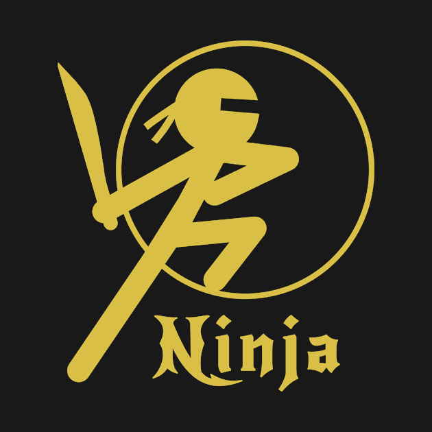 Stickman Ninja - Yellow by Design Fern