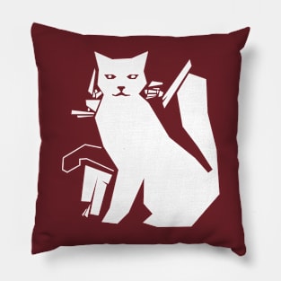 Geometry cat Pillow