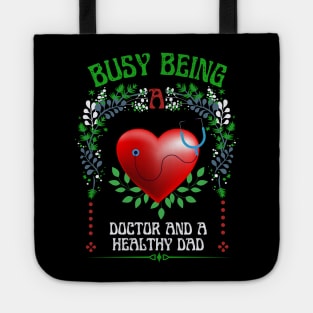 Busy Being A Doctor Floral Look Tote