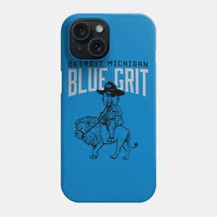 Blue Grit - Blue Backgrounds Phone Case