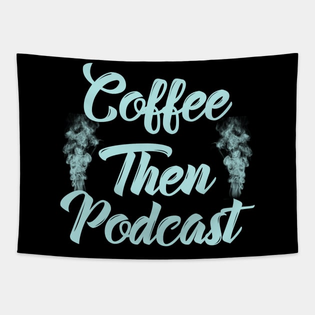 Coffee Solves Everything Coffee Tapestry by GreenCowLand