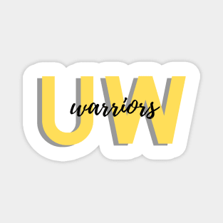 UW Warriors Magnet