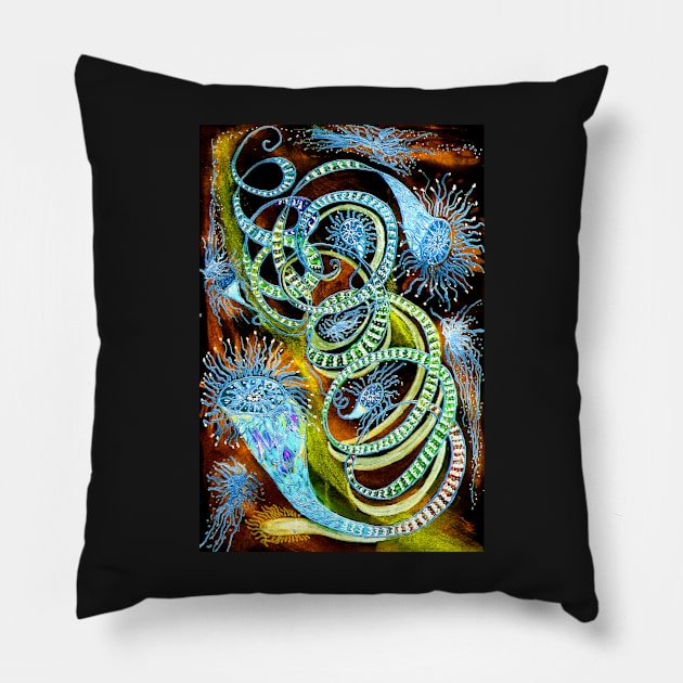 Plankton Species  X Series 1.0 Pillow by Koon