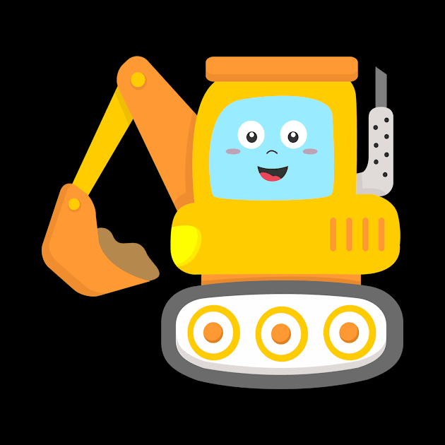 Excavator for Kids by samshirts