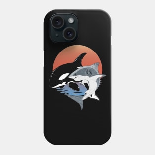 Orca and Great White Phone Case