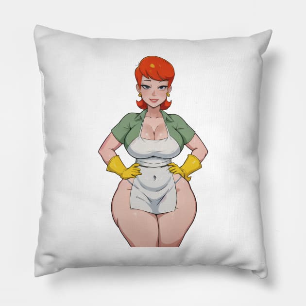 Dexter's Mom Pillow by mindworldz