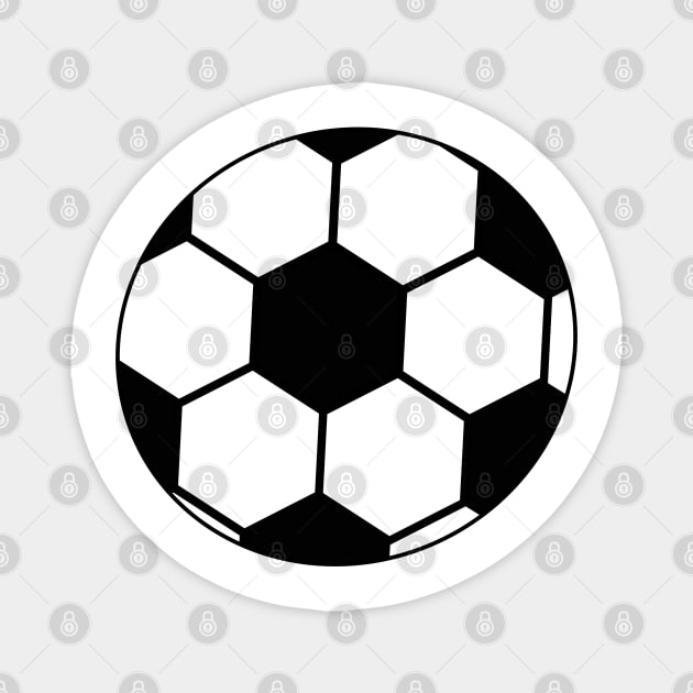 Soccer Ball Magnet by Nutmegfairy