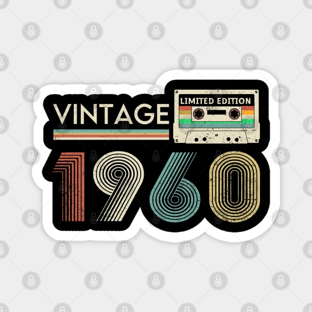 Vintage 1960 Limited Cassette Magnet by xylalevans