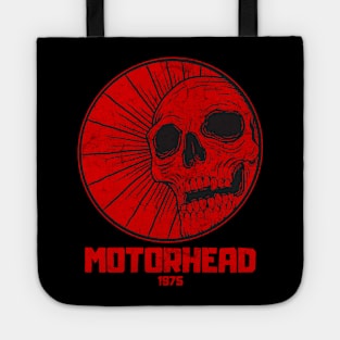 skull motorhead red vintage Tote