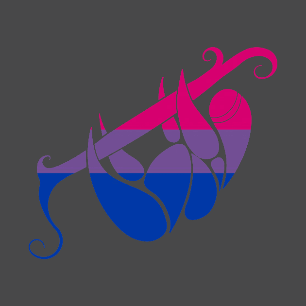 Bisexual Flag Sloth by Jaq of All