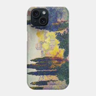 The Cypresses at Cagnes by Henri-Edmond Cross Phone Case