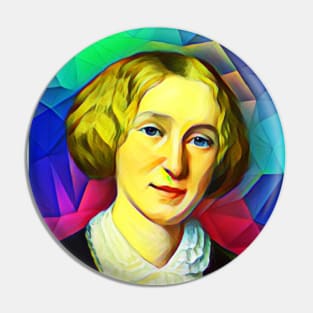 George Eliot Colourful Portrait | George Eliot Artwork 7 Pin