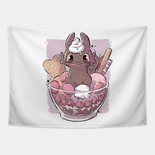 Toothless Ice Cream Tapestry