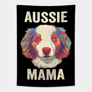 Australian Shepherd Dog Mom Tapestry