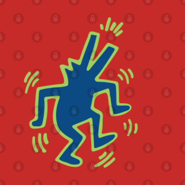 dancing dog keith haring