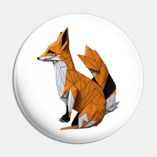 Tangram Fox Pin
