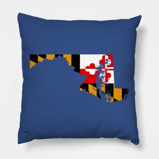 Maryland: State Flag Pillow