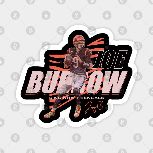 Joe Burrow Bengals Magnet by Nagorniak