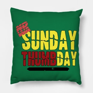 NDWA - Sunday Thumbday Pillow