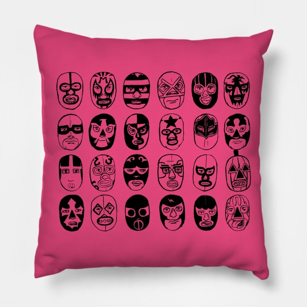 Good Lucha Boys Pillow by kthorjensen