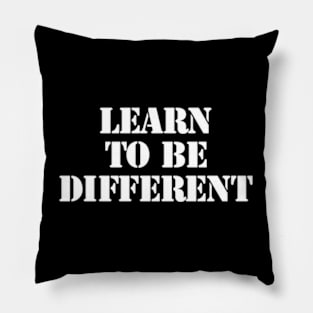 A Journey to Learn to Be Different Pillow