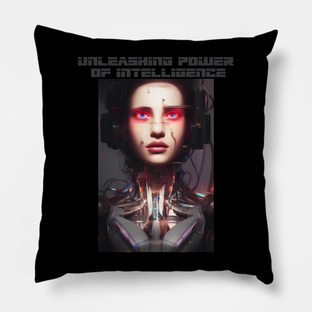 The future is AI, and it's already here Pillow by Aleksandar NIkolic