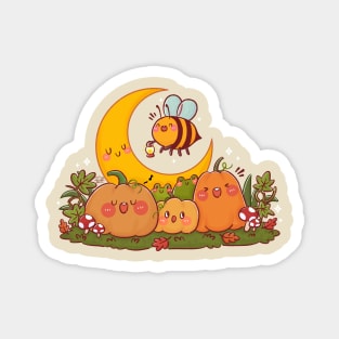 Bee in Pumpkin Patch Magnet