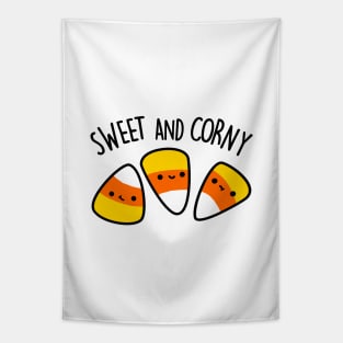 Sweet And Corny Cute Corn Pun Tapestry