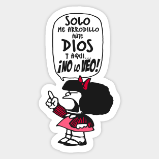 Mafalda Feminista Frases Humor Stickers Teepublic Au