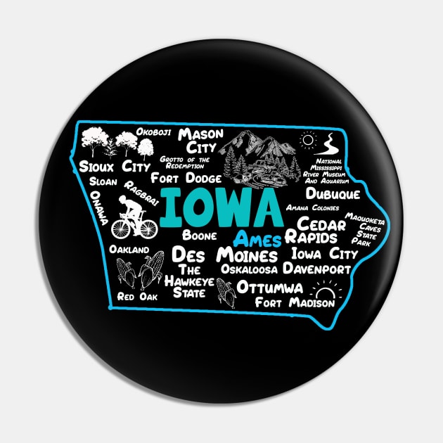 Ames Iowa map Des Moines Sioux City, Mason City, Boone, Davenport, Ottumwa, Fort Madison Pin by BoogieCreates