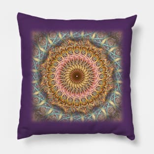 Caramel Blush Twisty Twirl Pillow