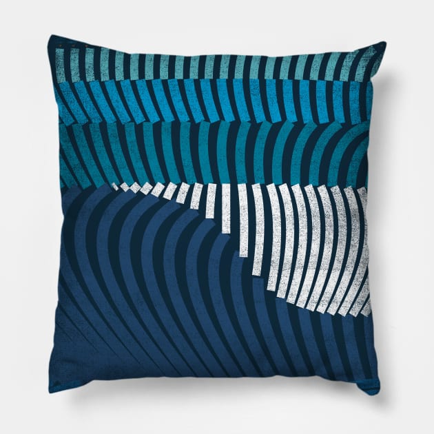 Waves Pillow by bulografik