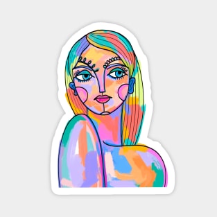 NEON GIRL Magnet