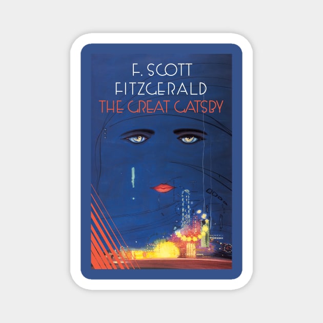 The Great Gatsby - Book Cover Magnet by SpartanCell