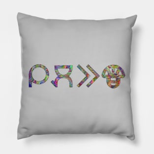 I Took Mushrooms (Toki Pona, Psychedelic) Pillow