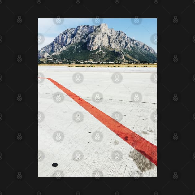 Red Line on Airfield by visualspectrum