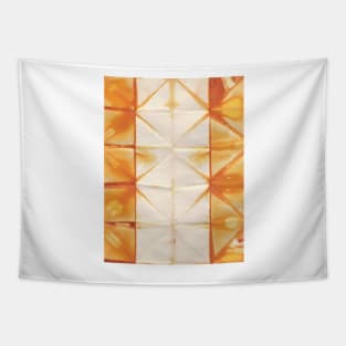 Rust orange tie dye pattern Tapestry