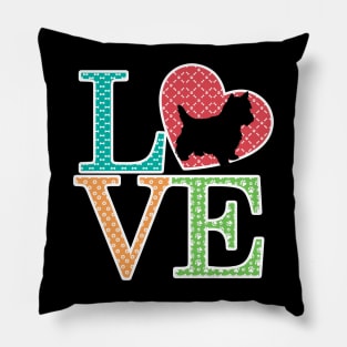 Love cairn terrier best cairn terrier Pillow