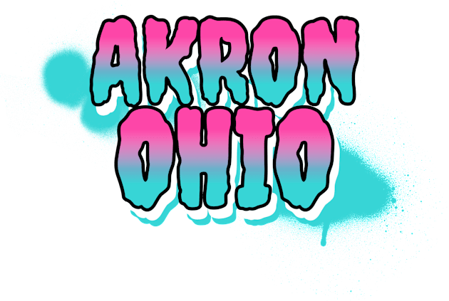 Akron Ohio Kids T-Shirt by swaggerthreads