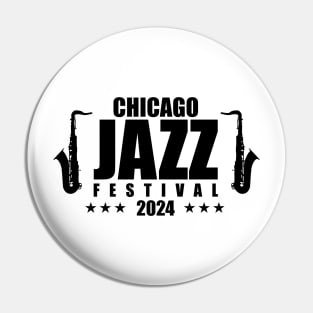 Chicago Jazz Festival 2024 Pin