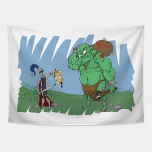 Adventure with a troll Tapestry