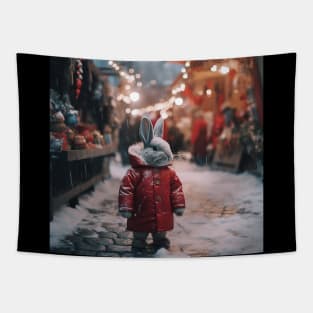 Bunny Winter Tapestry